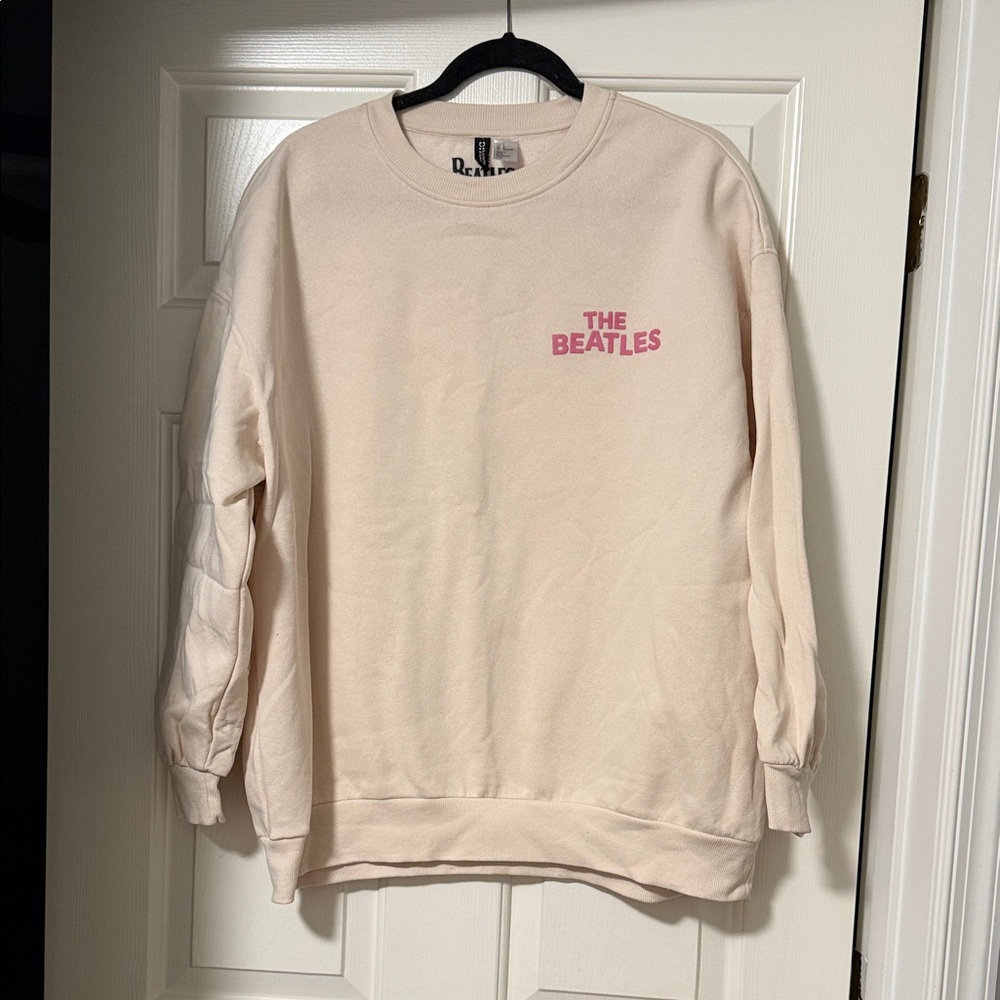 H&M The Beatles Crewneck Fleece Sweatshirt